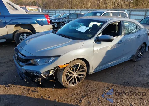 2021 Honda Civic Sport из США, поврежденный, VIN SHHFK7H40MU400246
